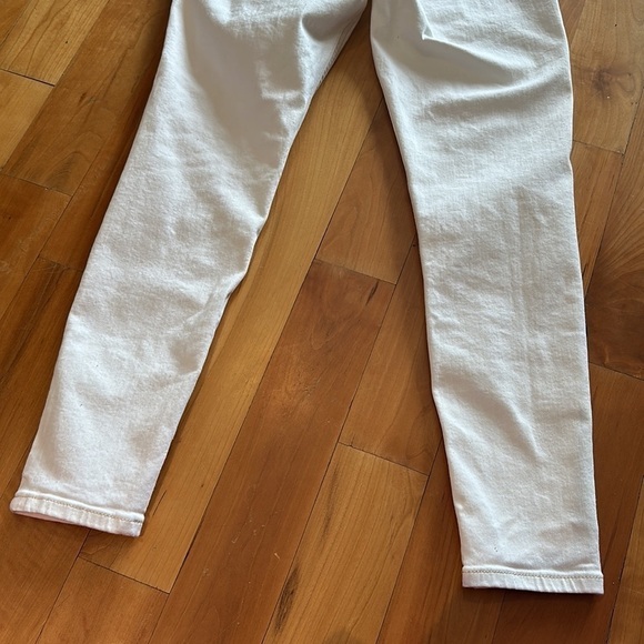 New Jamie High Waist Ankle Skinny Jeans 26 W / 30 L cream off-white white - Picture 10 of 11